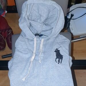 Polo by Ralph Lauren Gray Hoodie Sweater for Men
